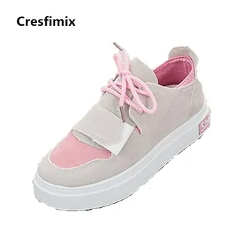 

Cresfimix zapatos de mujer women fashion comfortable flat platform shoes lady casual autumn & winter shoes leisure shoes b2861