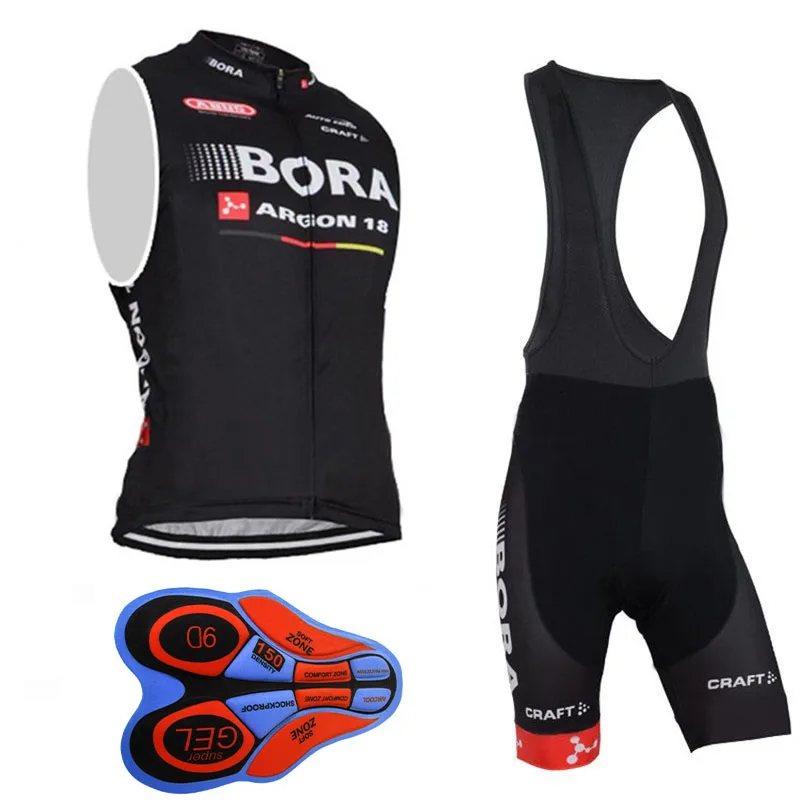 

2018 BORA Sleeveless cycling Jerseys bike maillot ciclismo cycle clothing quick dry men's summer bicycle clothes sportwear K29