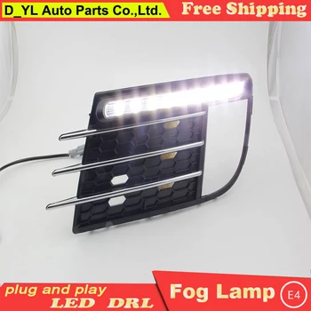 

Car Styling Daytime Running Lights for VW Tiguan LED DRL 2013-2014 Tiguan LED Fog Light Front Lamp Automobile Accessories.