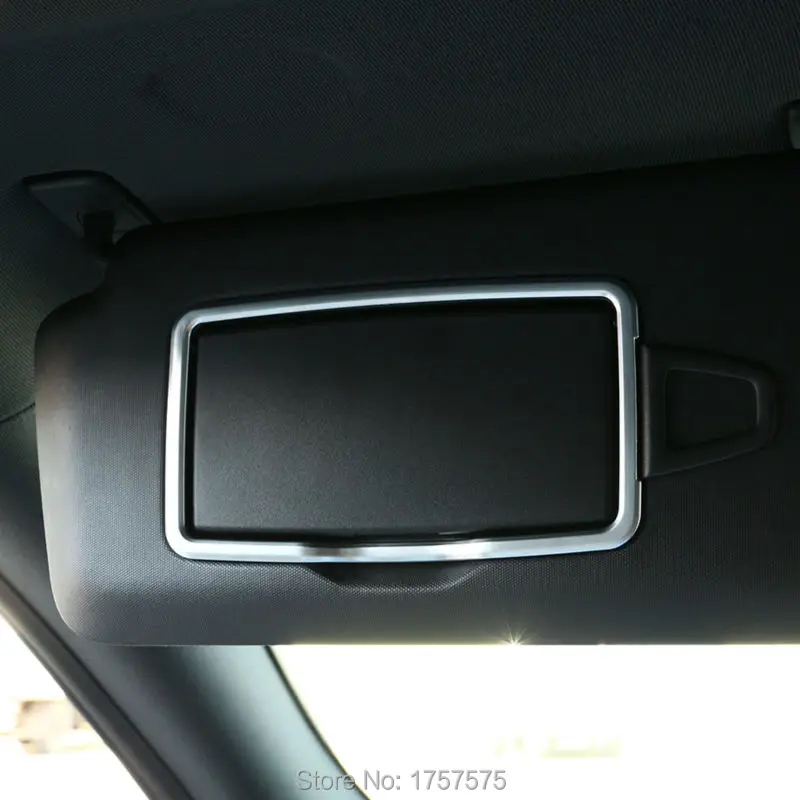 

2pcs/set Chrome Interior Accessories Make Up Mirror Frame Trim For Mercedes Benz A B C E S GLC ML GL GLE GLA CLA GLK Car Styling