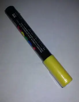 

New beekeeper queen bee marking pen color YELLOW marker posca PC5M