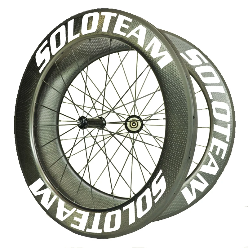 

45mm 50mm 58mm 80mm Golf surface dimple 700C clincher tubular carbon wheels 700c carbon wheelset road bicycle wheels