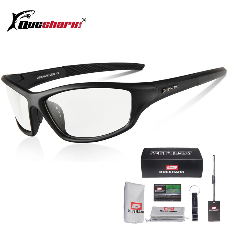 

Queshark Photochromic Cycling Eyewear Bicycle Bike Glasses Outdoor Sport MTB Bicycle Bike Sunglasses Goggles Bike Racing Glasses