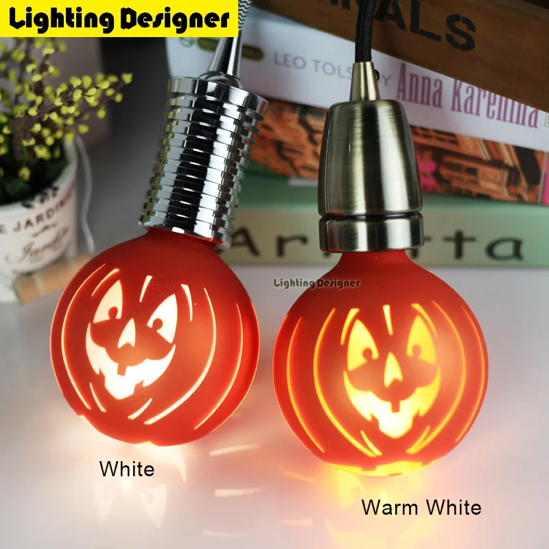 G95 Halloween pumpkin decorations Edison Led lamp laser light bulb