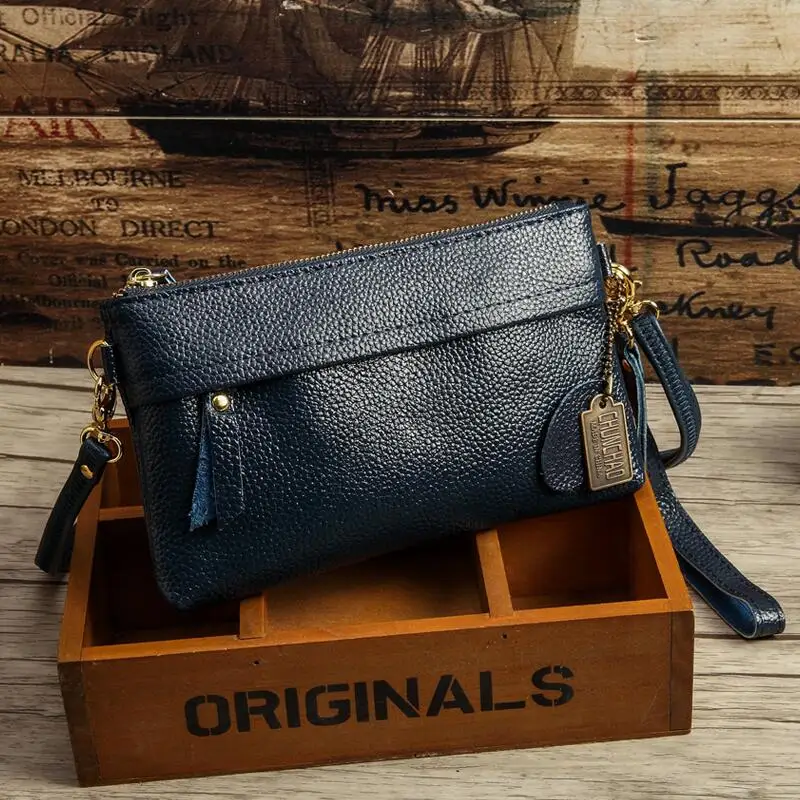 Гарантия, женская сумка из натуральной кожи, известный бренд, дизайнерская сумка через плечо, женские сумки, высокое качество, женские сумки-мессенджеры - Цвет: Dark blue