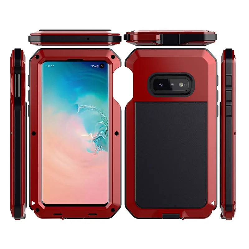Роскошный бронированный чехол Doom для Samsung Galaxy S10E металлические чехлы S10 Plus