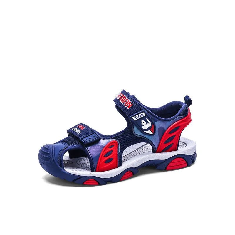 

2018 Boy Sandals Kids Summer Shoes Beach Children Boys Sandals Orthopedic Fashion Closed Toe Kids Sandals Leather Cartoons