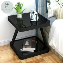 Модный простой прикроватный современный столик для спальни, креативный шкафчик