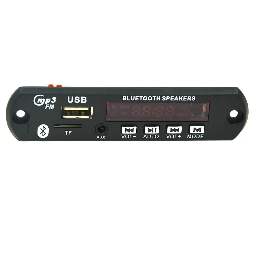 Новый Беспроводной Bluetooth 12 V MP3 WMA декодер доска аудио модуль TF USB радио для автомобиля M8617