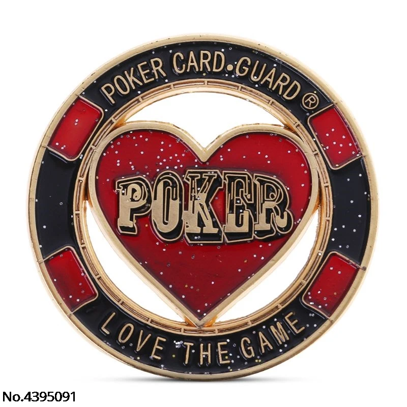 

Hollow red hearts chips Commemorative Coin Gold Plated Souvenir Art Collection