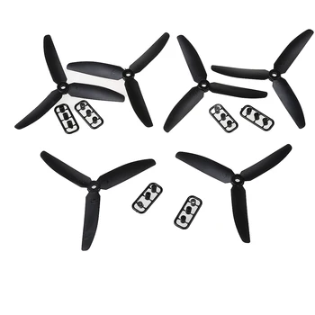 

5030 Plastic 3-blade Propeller Props for Mini Multirotor Quadcopter QAV250 (pack of 3 pairs) Black