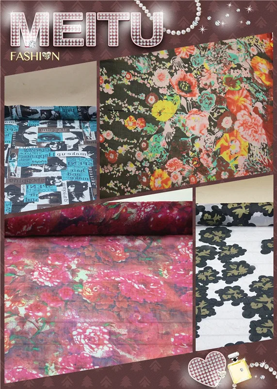 

100% Silk fabric chiffon for dress scarves print,color:as pictures,width:130cm,thickness:5-6mm,sell by 3m