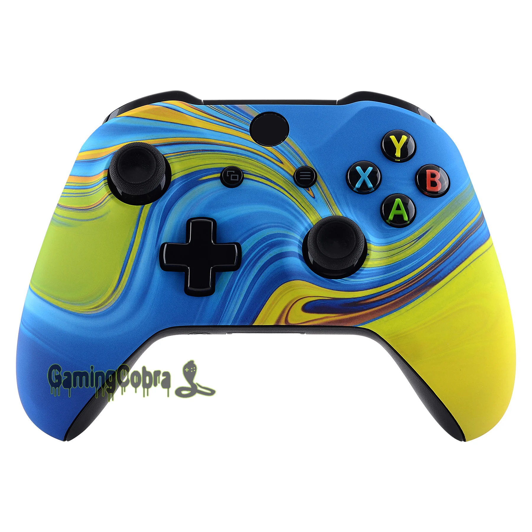 

Fantasy Trip Patterned Faceplate Front Housing Shell Case Replacement Part for Xbox One X & One S Controller (Model 1708)