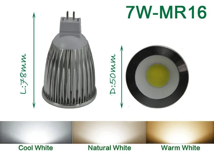 LED COB Spotlight-7W-MR16