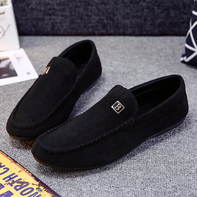 

2019 Men Loafers Genuine Leather Men Casual Shoes Luxury Brand 2019 Mens Loafers Moccasins Breathable Slip on Black Driving Shoe