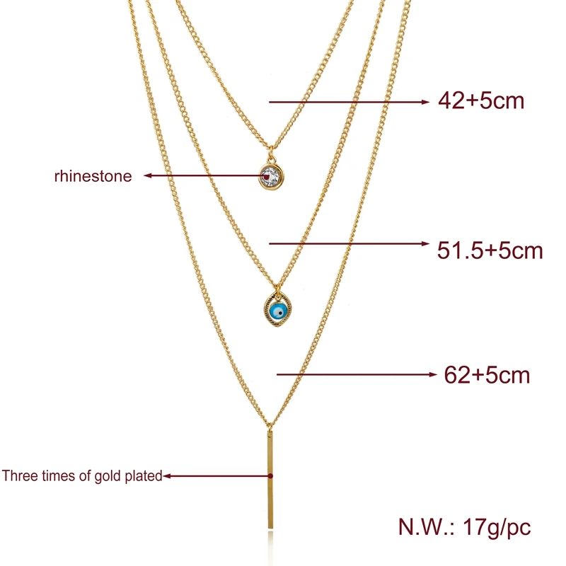 LongWay длинное ожерелье с кристаллами модное Золотое многослойное ожерелье с цепочкой s для женщин аксессуары SNE150823103