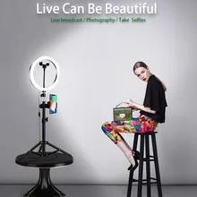 KARRONG LED Ring Light 16/20/26 см 64 LED Selfie Ring Лампа для фотографического освещения со