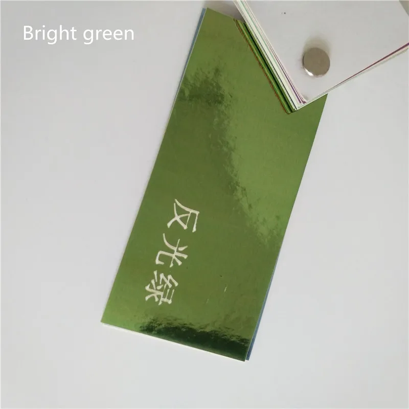 100 шт в форме лебедя банкетный ужин украшения аксессуары салфетка Пряжка перламутровая бумага кольца для салфеток 7ZSH885 - Цвет: Bright Green