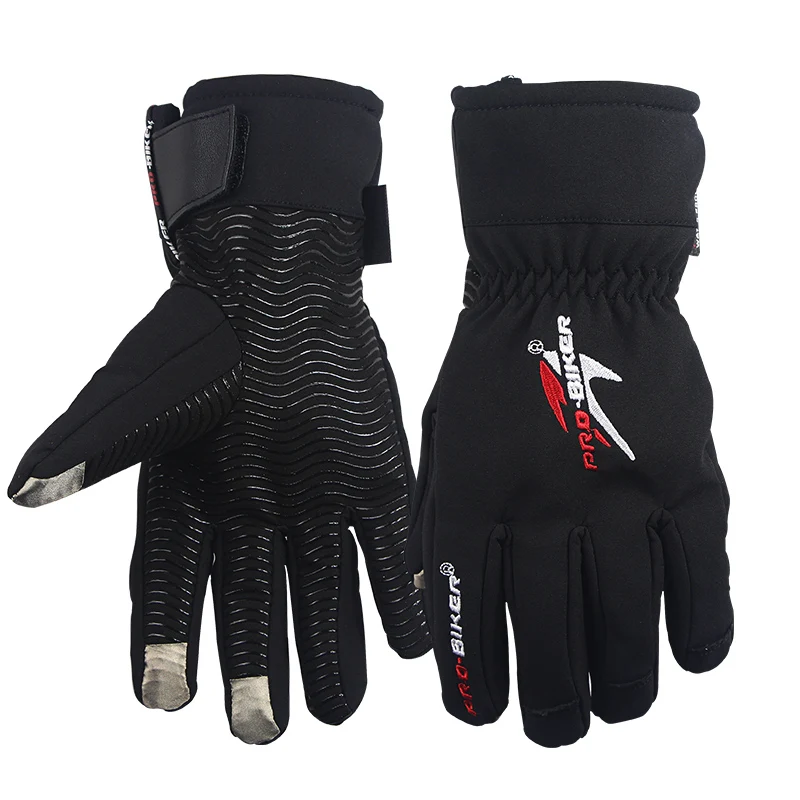 

PRO-BIKER Waterproof Motorcycle Gloves Motocross Offroad ATV Full Finger Protect Gloves Knight Riding Touch Screen Gloves MTV-06