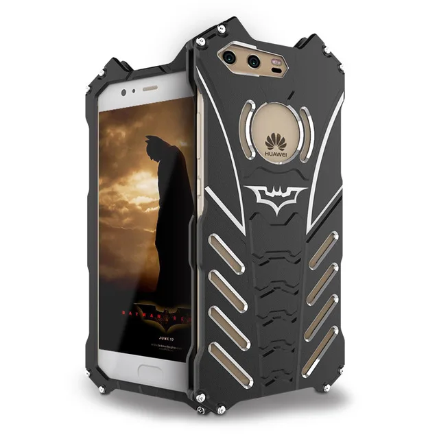 

Shockproof Case For Huawei Honor 8X Original R-JUST Batman Armor Aluminum Metal For Huawei honor 10 10 9 Lite 8 play Case Coque