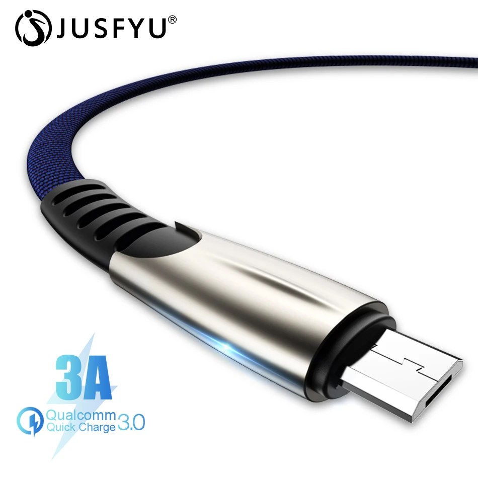 

Micro USB Cable Denim Braided Fast Charging Data Cord Microusb Charger Cable For Samsung Xiaomi Android Mobile Phone Cable