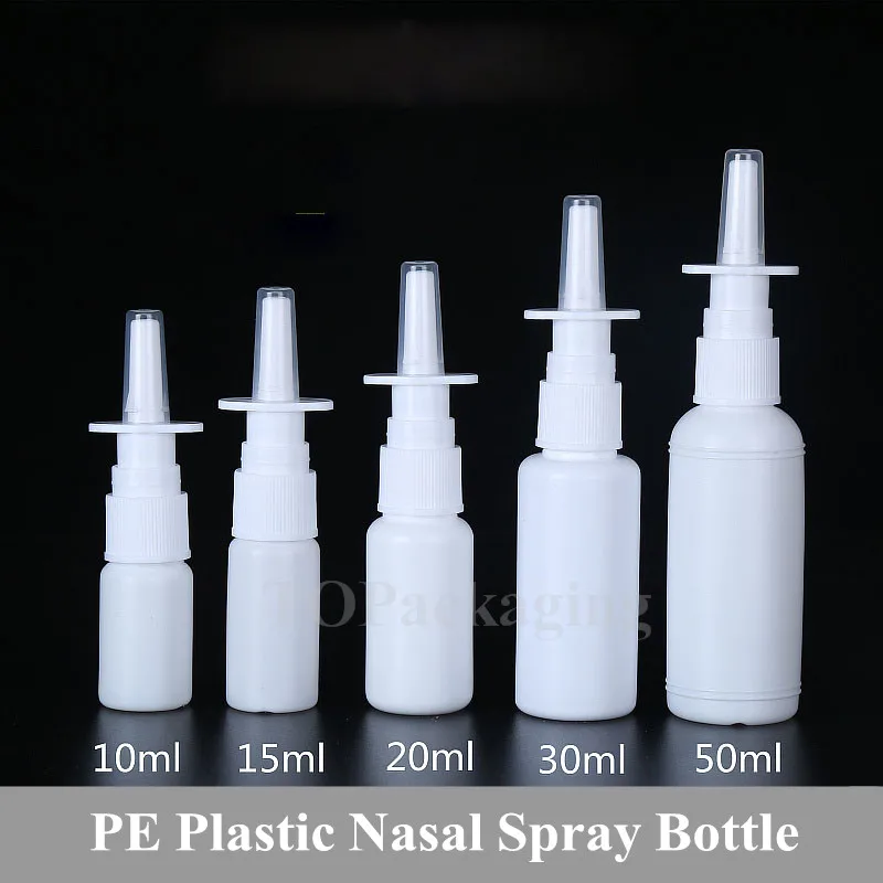 10ml,15ml,20ml,30ml,50ml Empty PE Plastic Nasal Spray Bottle,Small
