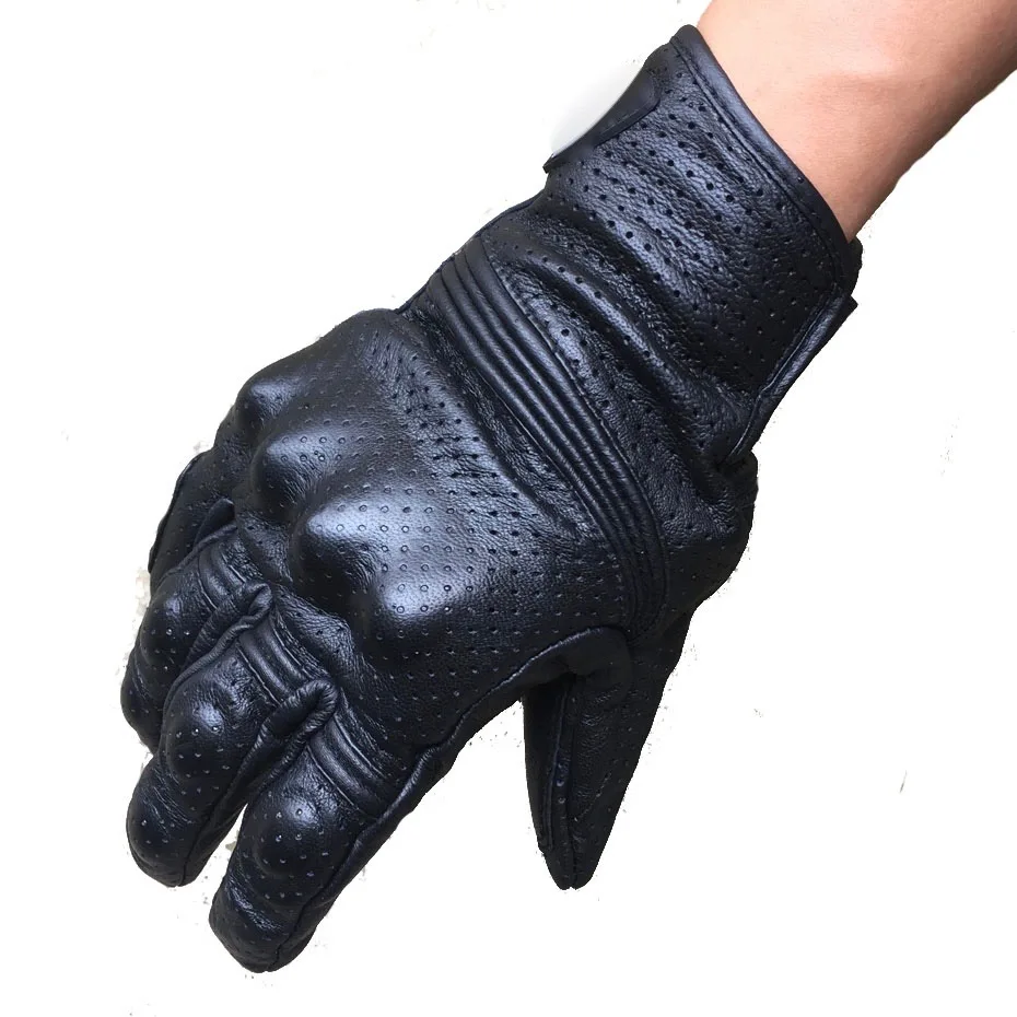 perforated leather summer glove b1