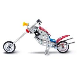 Образования DIY Металл сборки мотоцикл строительные блоки игрушки