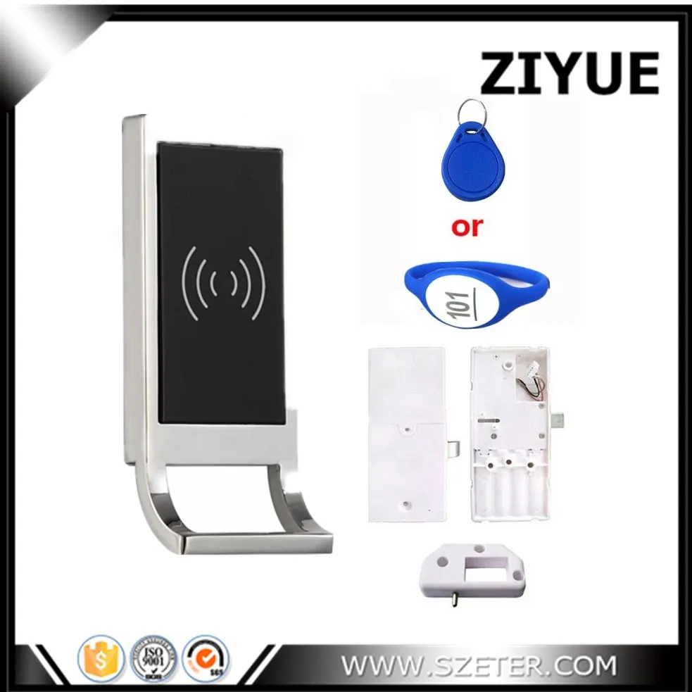 

RFID Eelectronic digital cabinet lock for lockers, silicone or plastic wristband, tag options