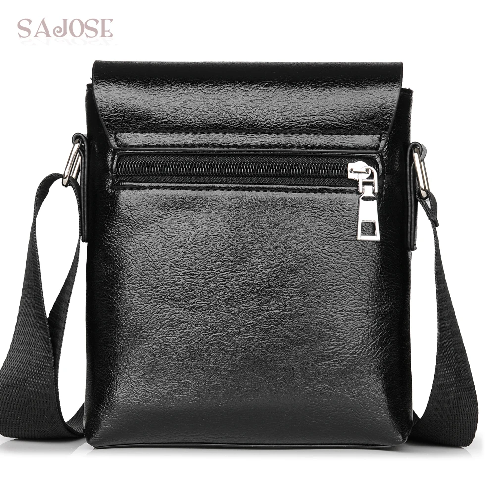 الرجال Crossbody حقيبة أزياء والجلود حقيبة كتف عارضة الأسود الأعمال رجل اليد حقيبة للهاتف عالية الجودة سفر قطرة الشحن