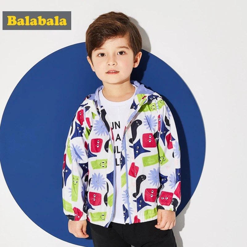 

Balabala jacket for boys enfant spring clothes for children coat clothing boys hooded toddler boy long sleeved casual jackets