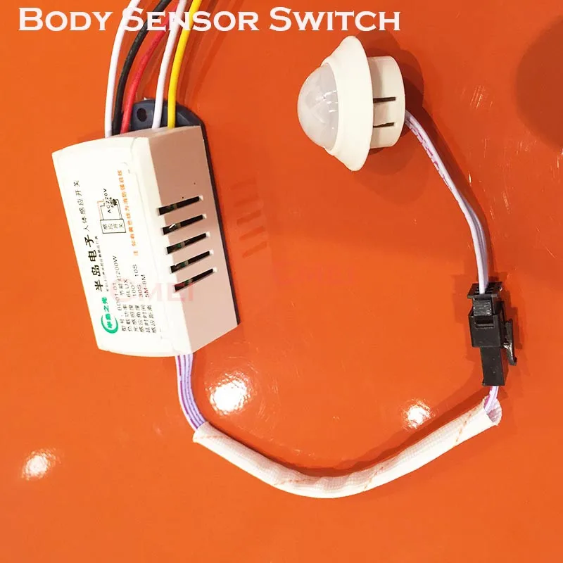 led light infrared motion sensor switch human body induction save energy motion automatic module light sensing switch 220V 220w (8)