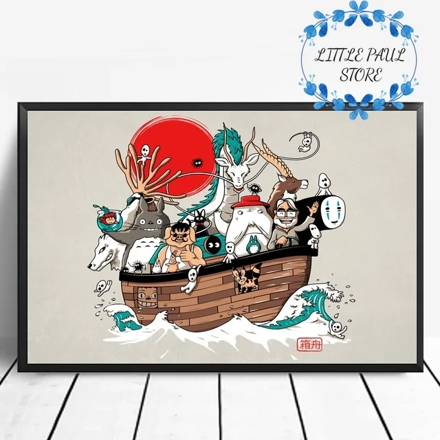 Японское искусство фильм Хаяо Миядзаки мультяшный персонаж художественный