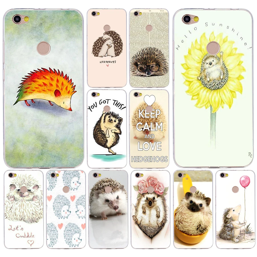 

181G Darcy hedgehog Sheep Silicone Soft Tpu Cover phone Case for xiaomi redmi 4a 6a 4x note 5a pro mi a1