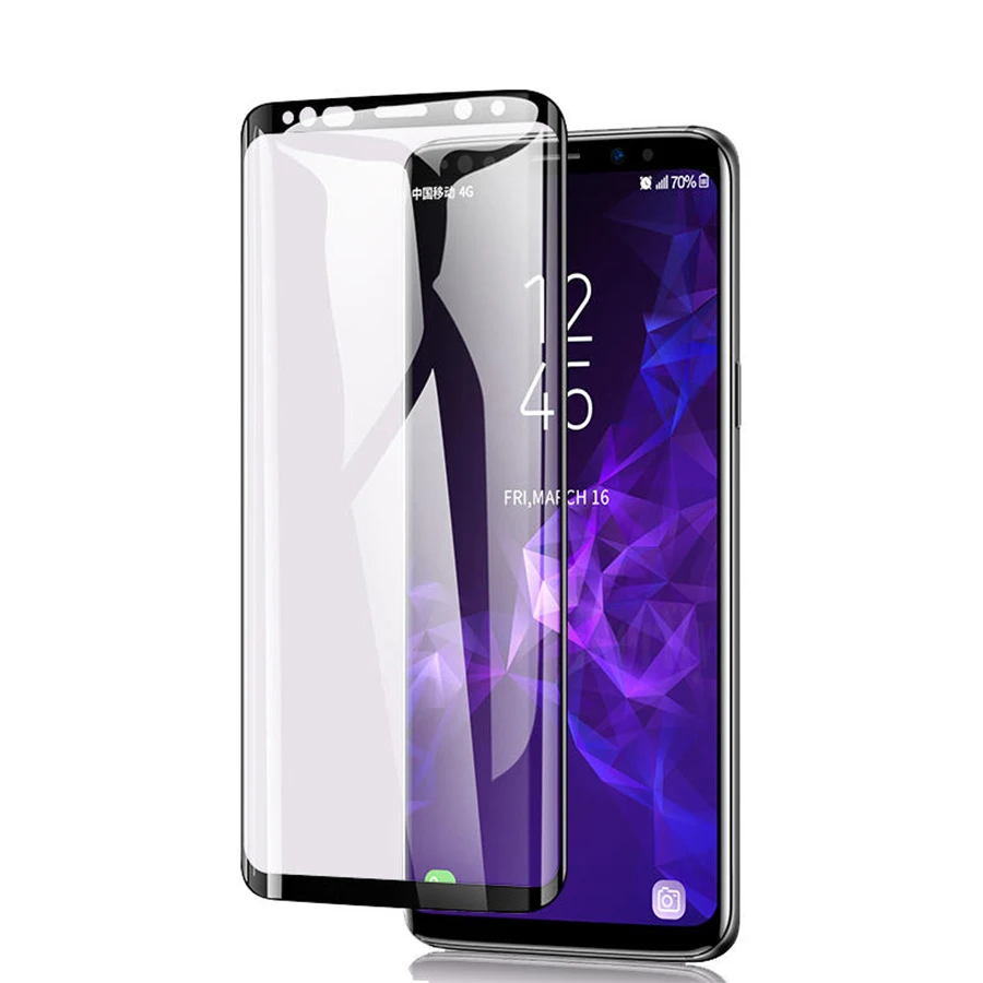 

Screen Protector Tempered Glass For Samsung Galaxy S8 S9 Glass Protecto For Samsung S10E S10 Plus Note 8 9 S7 Edge Curved Glass