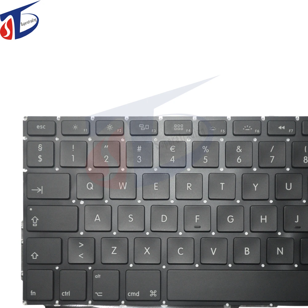 Оригинальный A1286 Дании DK клавиатура для Apple Macbook Pro 15 ''Дания клавиатура без Подсветка Замена 2009-2012year
