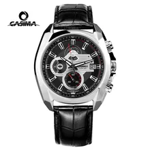Luxury Brand CASIMA New Sports Men Watches reloj hombre Fashion Leather Waterproof Men Quartz Watch Relogio Masculino montre