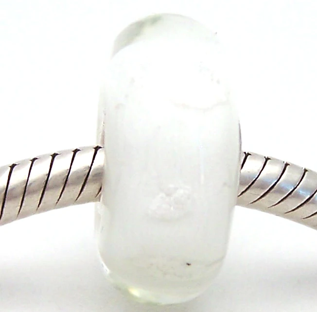 

PJG967 100% S925 Sterling Silver Beads Murano Glass beads Fit European Charms Bracelet charms diy jewelry Lampwork GlassBeads