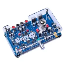 Bravo Audio SP1 12AU7 класса Tube Профессиональный Усилитель стерео-трубка 3,5 мм усилитель для наушников