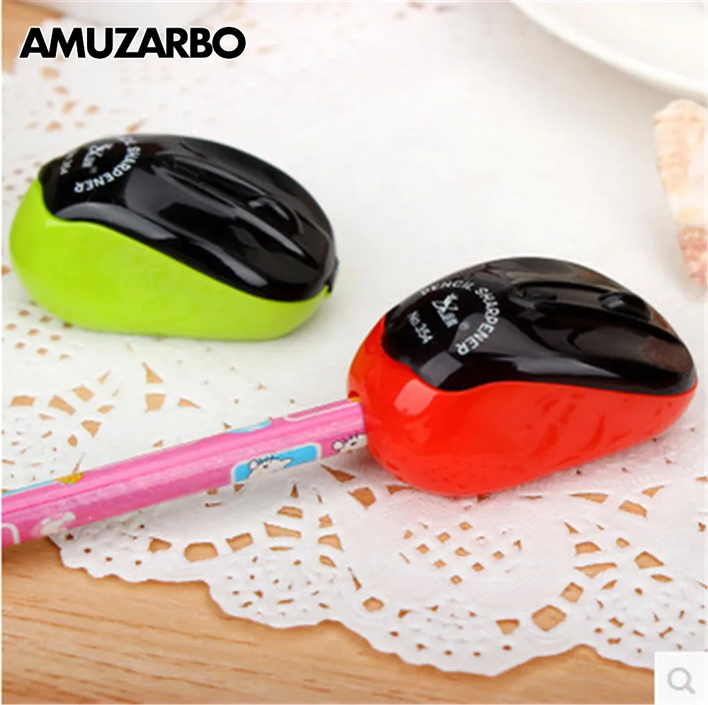 

1Pcs Creative Stationery Mouse Plastic Pencil Sharpener Mechanical Pencil Sharpener for Office and School Supplies Gift