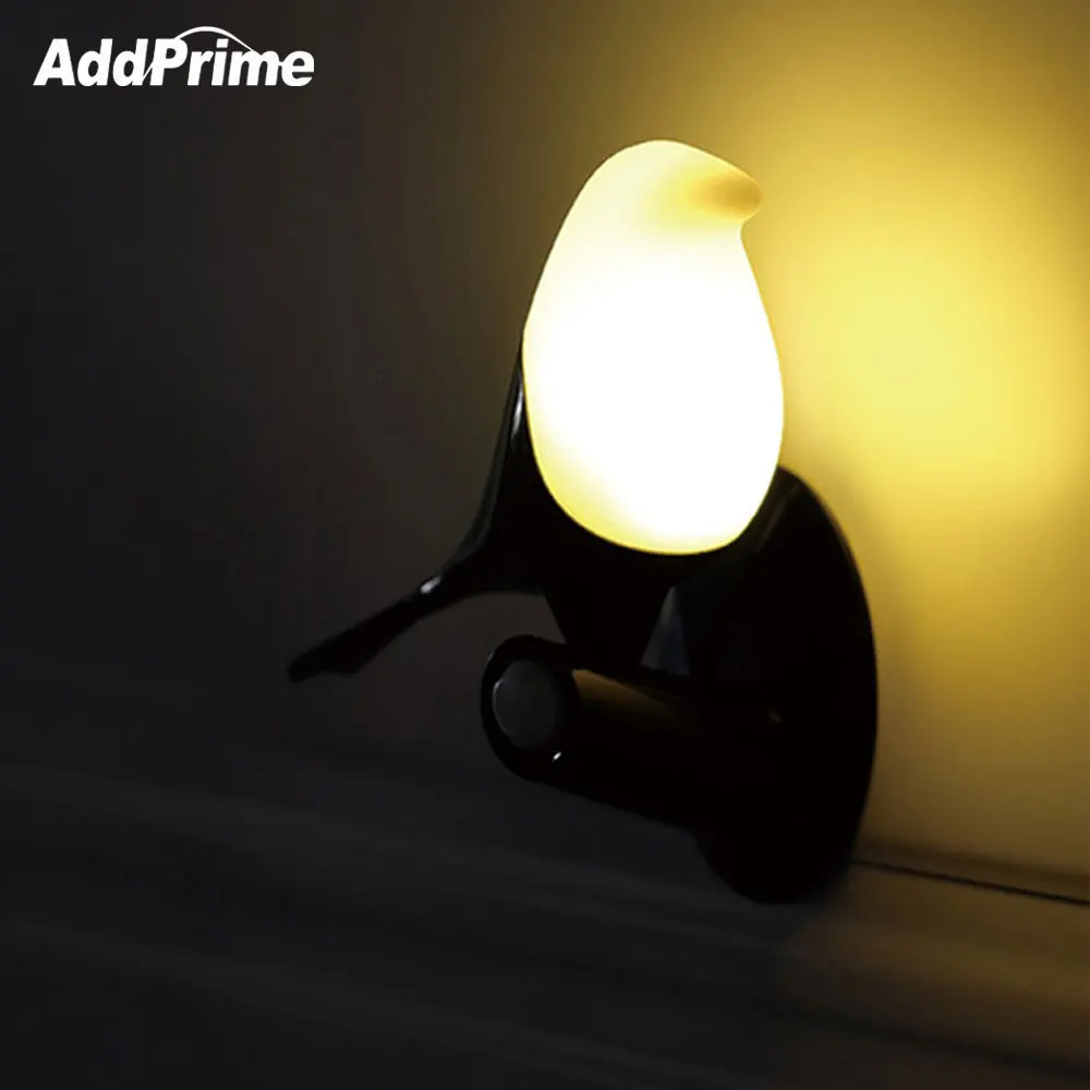 

Magpie Bird LED Night Light With Motion Sensor Light Control USB Charging Lamp For Kids Room Infrared Sensor Cabinet Wall Light