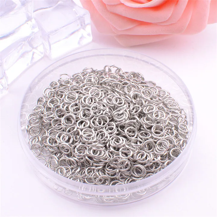 2  50g 3-16mm Open Jump Ring Jewelry Accessories Single Closed Ring For Earrings Necklace Bracelet Handmade Diy Jewelry Marking