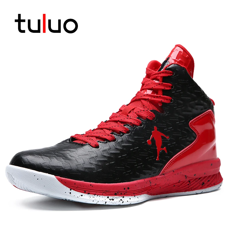 TULUO جديد عالية أعلى الرجال حذاء كرة السلة الكلاسيكية الرياضية رجل رياضية مدرب كبير زائد حجم 36-47 الرجال chaussures دي سلة أحذية TULUO جديد عالية أعلى الرجال حذاء كرة السلة الكلاسيكية الرياضية رجل رياضية مدرب كبير زائد حجم 36-47 الرجال chaussures دي سلة أحذية