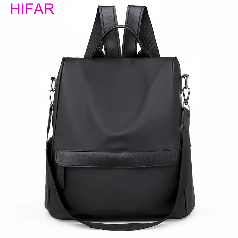 

2018 New fashion women backpack designer Oxford Solid anti-theft shoulder bags female school backpack waterproof travel bags