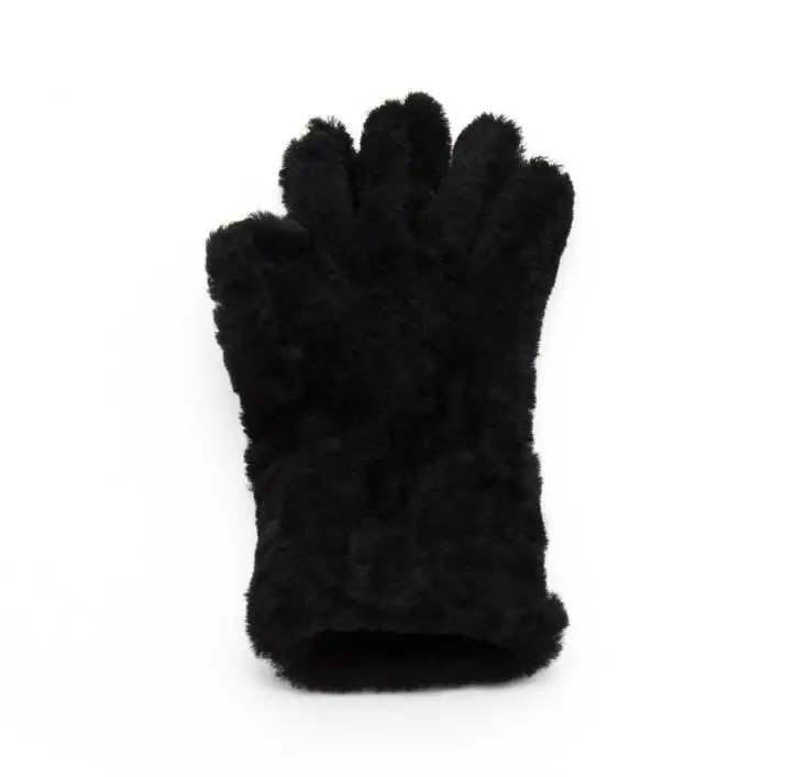 2015 Winter Men's Warm Gloves Genuine Leather Sheepskin Men Gloves Winter Thermal Hand-made mittens