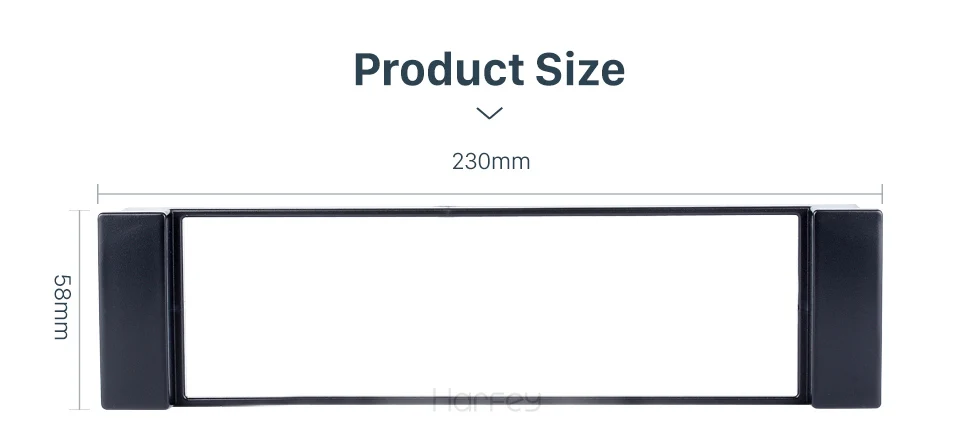Harfey 1 Дин Радио Рамка для 2001-2003 AUDI A3 8L 2000 2001 AUDI A6 4B 2007 Fiat Scudo 1999 2000 2003-2005 сиденье Toledo Leon