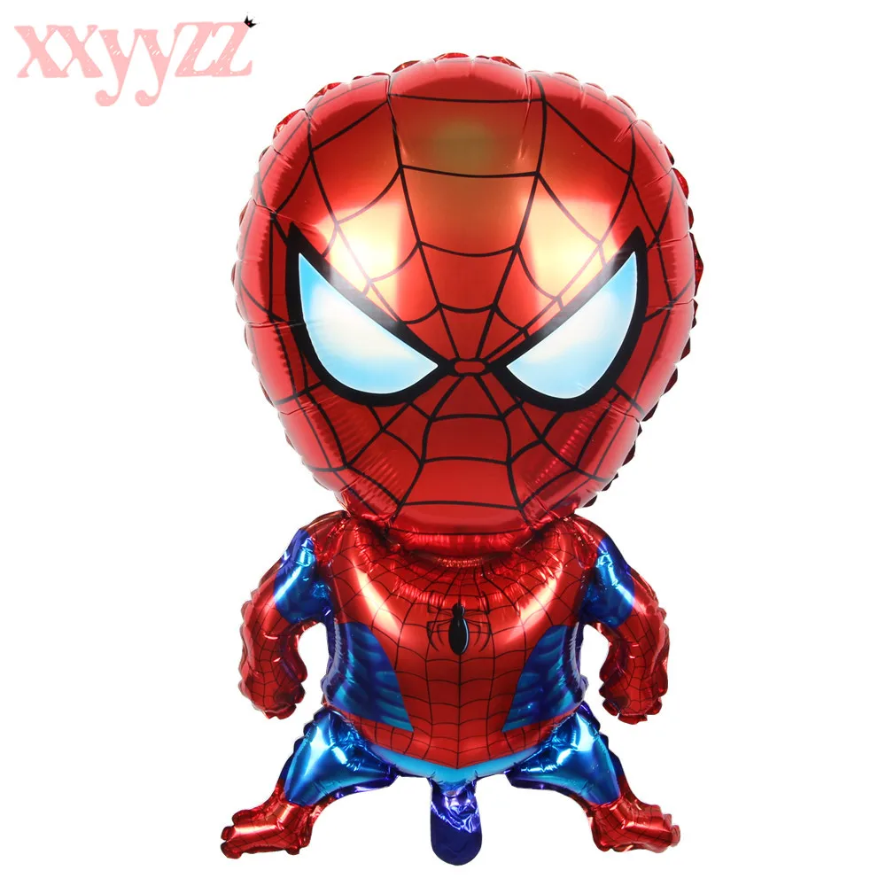 

XXYYZZ Cartoon Spiderman Foil Helium Balloon Birthday Party Wedding Decoration Baby Kids Toy Cartoon Balloons Gift