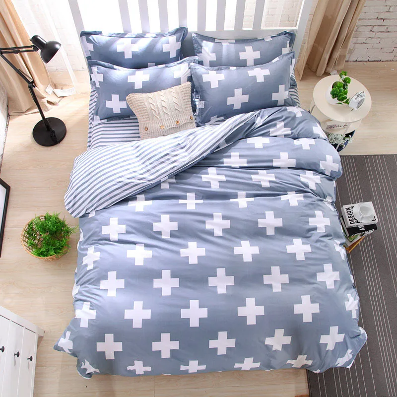 Bedding Sets 3pcs/4pcs Duvet Cover Flat Sheet Pillowcase Cheap Retail