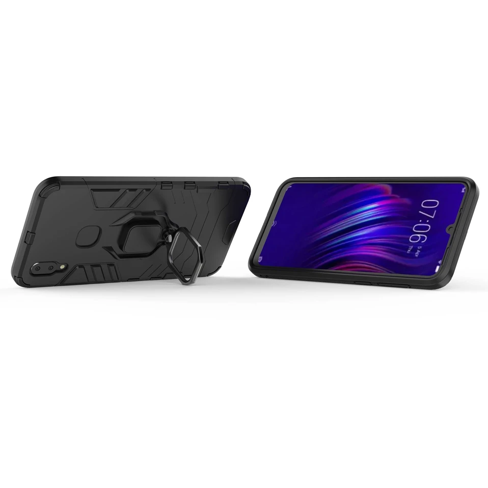 Aromr Phone Case For Vivo V11i V11 Pro X23 X27 Cover Ring Holder Magnetic Protector Case For Vivo V11 Pro V11i V15 S1 iqoo Cases (11)