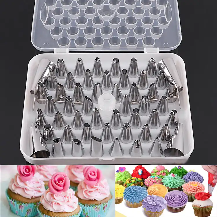 Icing Piping Nozzles Set Russian Decorating Tips Cupcake Cake Cream Pastry Tool